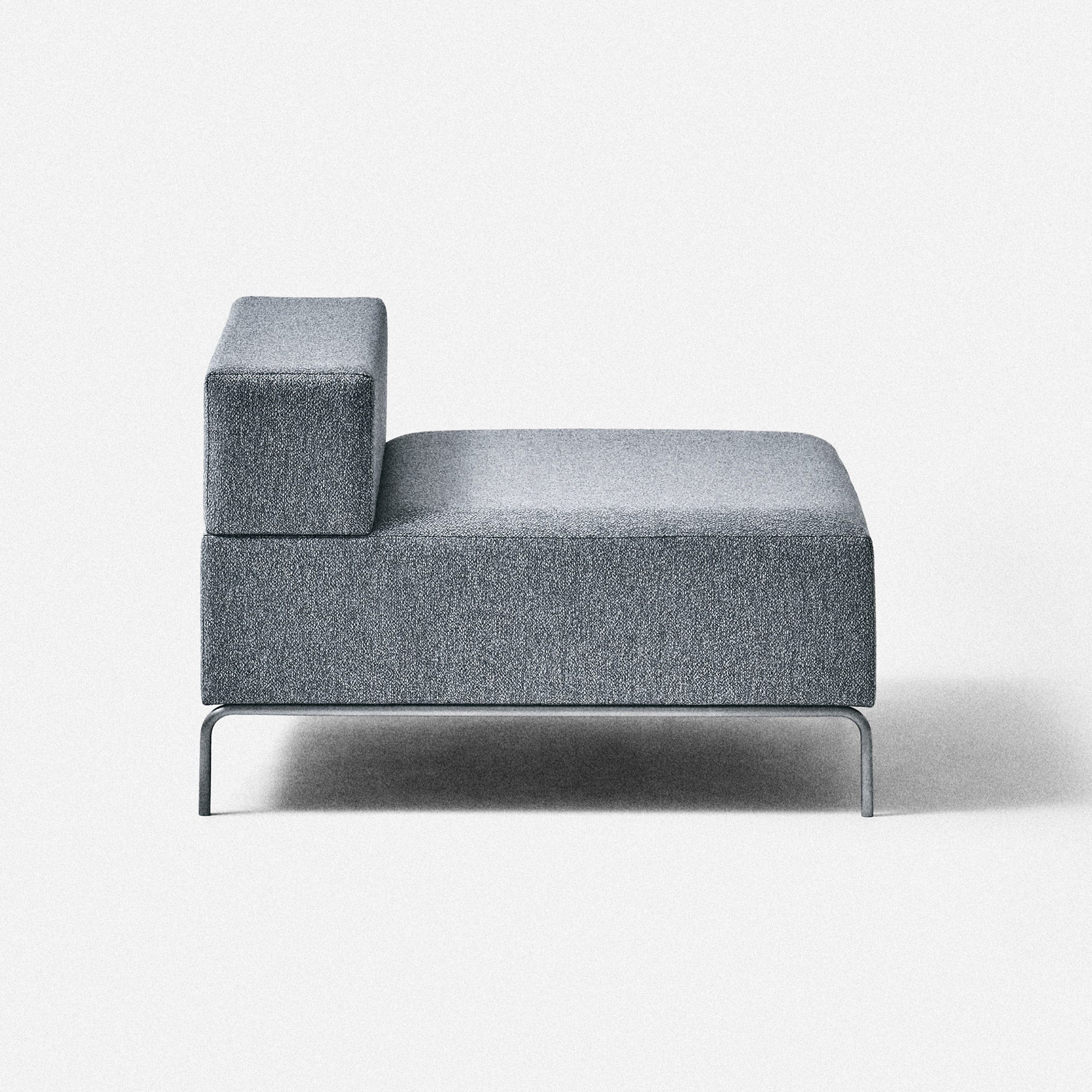 BOX Sofa 1P / light gray