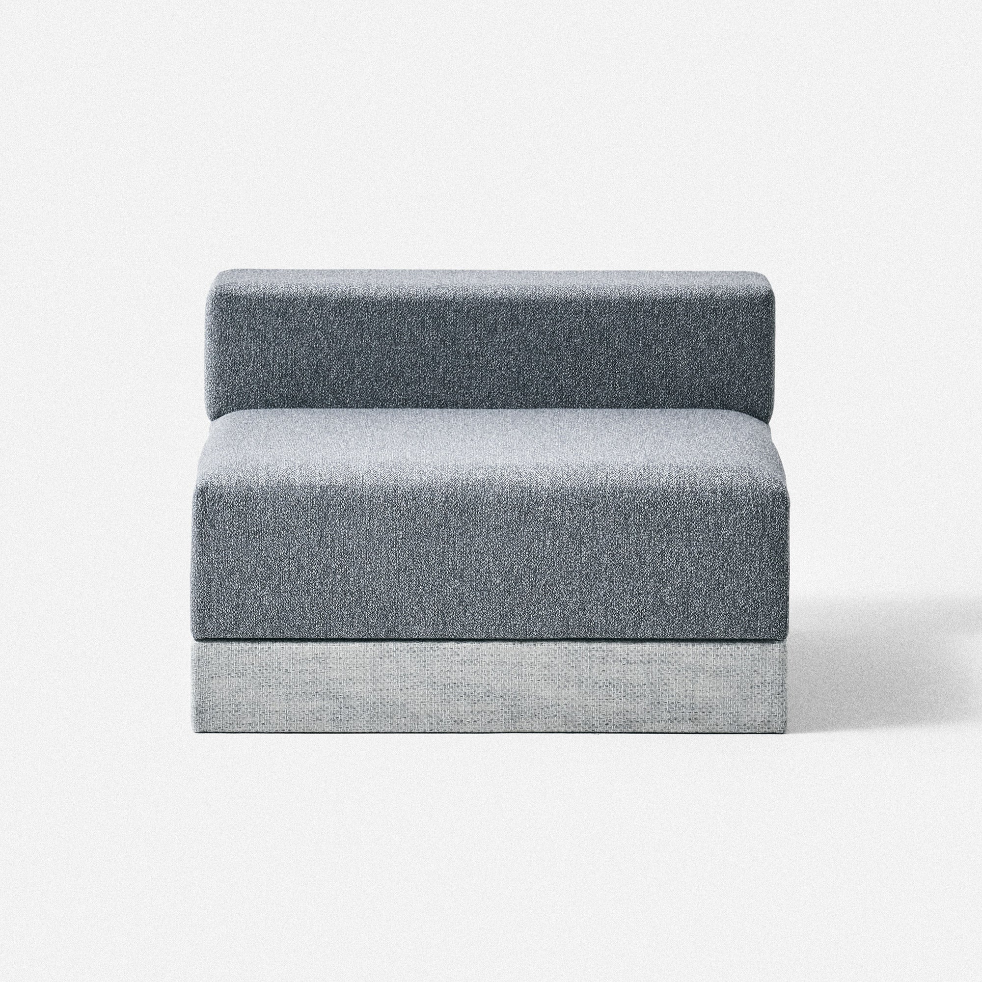 BOX Sofa body / light gray ＋ BOX Leg / white
