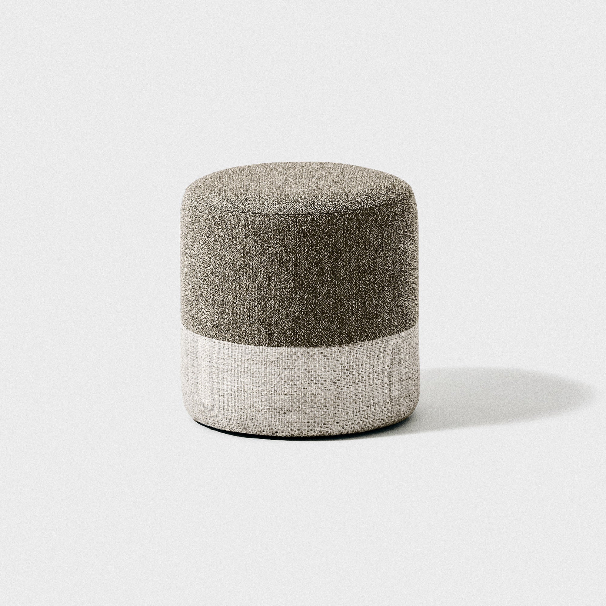 BOX Stool / light brown + light beige